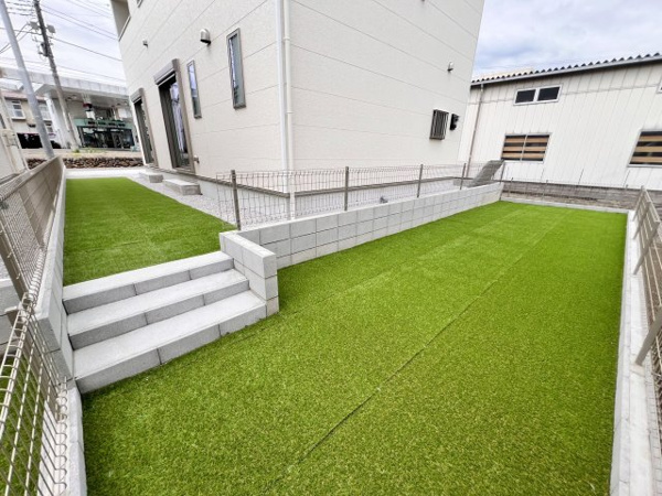 【渋川市石原348番　新築住宅　A号棟の庭】