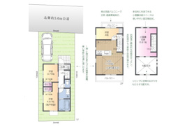 調布市上石原３丁目 京王線 西調布駅 新築戸建の間取り
