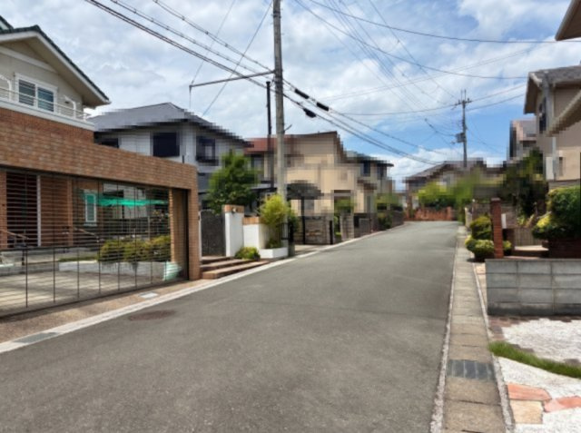 2026年6月撮影、前面道路