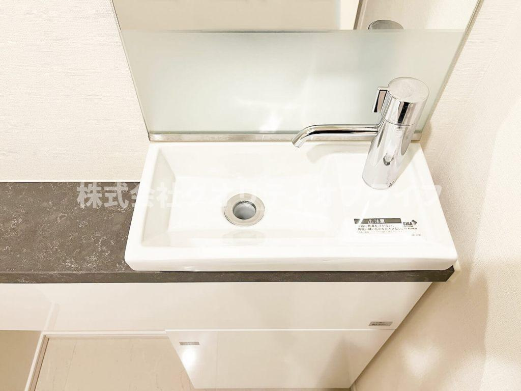 トイレ内に手洗い場もあるので衛生面も清潔に保たれています。