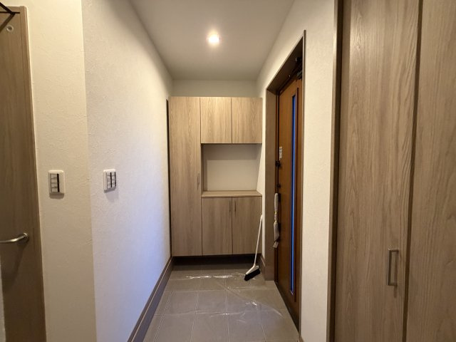 大容量収納できるシューズボックス付き