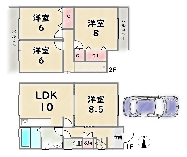 間取り：326000256633