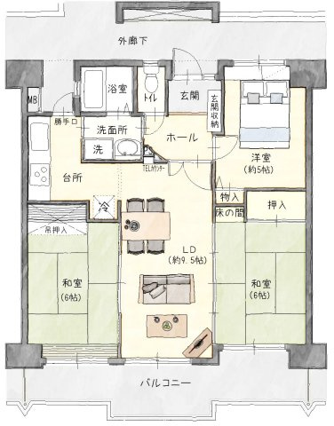 間取り：324000024298