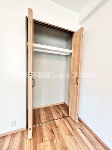 全居室に収納を完備しておりますので、居室の全空間を有効活用出来ます。　