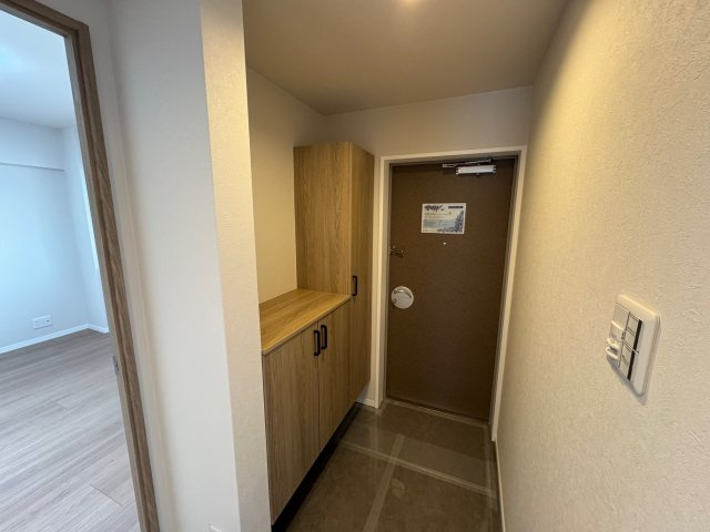 落ち着いた玄関です
