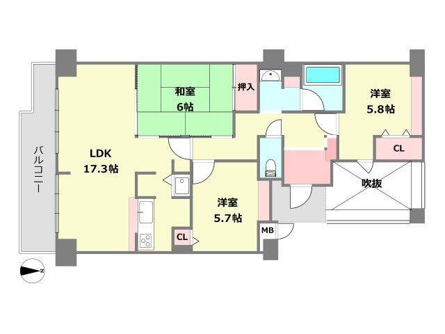 間取り：328000541064