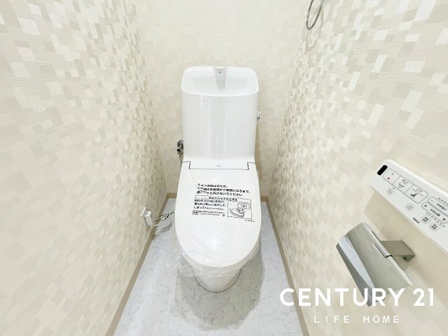 清潔感のあるトイレです