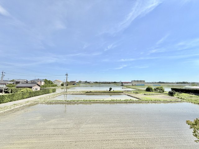 バルコニーからの景色です。