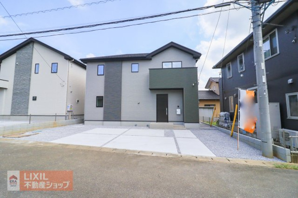 【Erde真岡市下高間木2期 1号棟の外観】