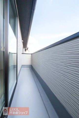 【Erde真岡市下高間木2期 1号棟のバルコニー】