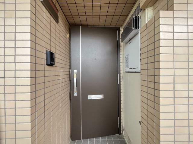 落ち着いた玄関です