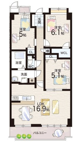 間取り：328000643515