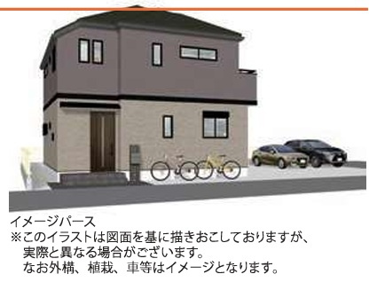 【参考プラン完成予想図】家族の笑顔があふれる、思い出に残る家を手に入れましょう。
