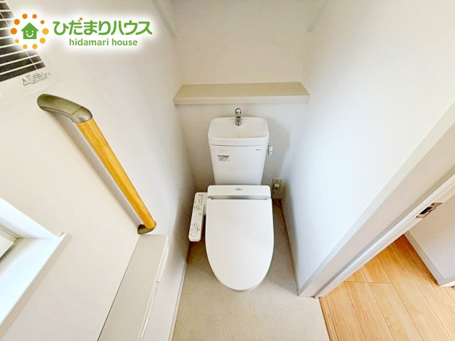 節水できるトイレで、少ないお水でもしっかりと洗浄してくれます！