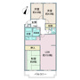 川越グリーンパークI 弐号棟の間取り