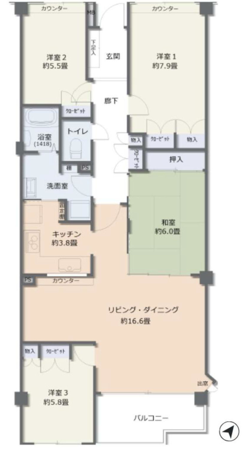 間取り：313004415996