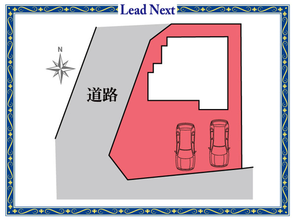 【渋川市金井　中古一戸建住宅の区画図】