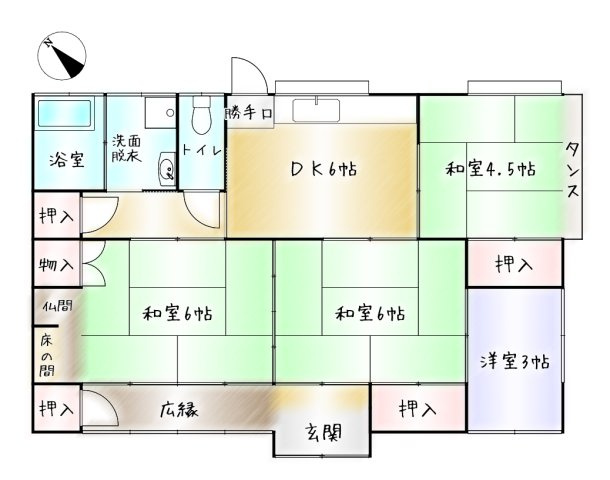 間取り：346000034969