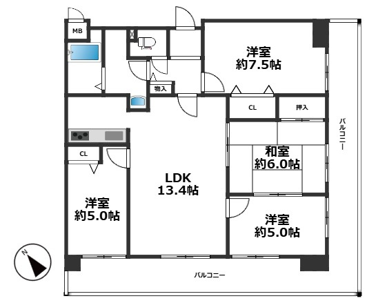 間取り：328000618049