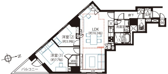 間取り：313004937959