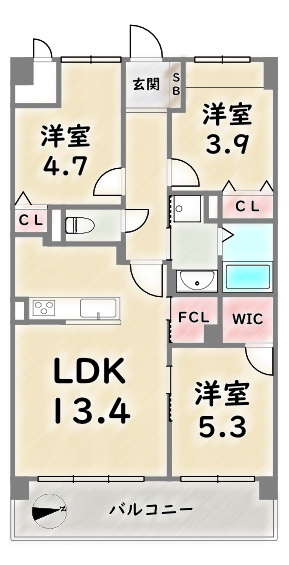間取り：326000262256