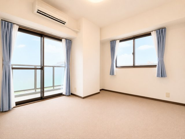 ◆室内はいつも明るい印象なので気持ちの良い朝を迎えられます。各部屋にはクローゼットを完備しており、収納が多いお家はすっきりして快適空間です。※AI加工しております。