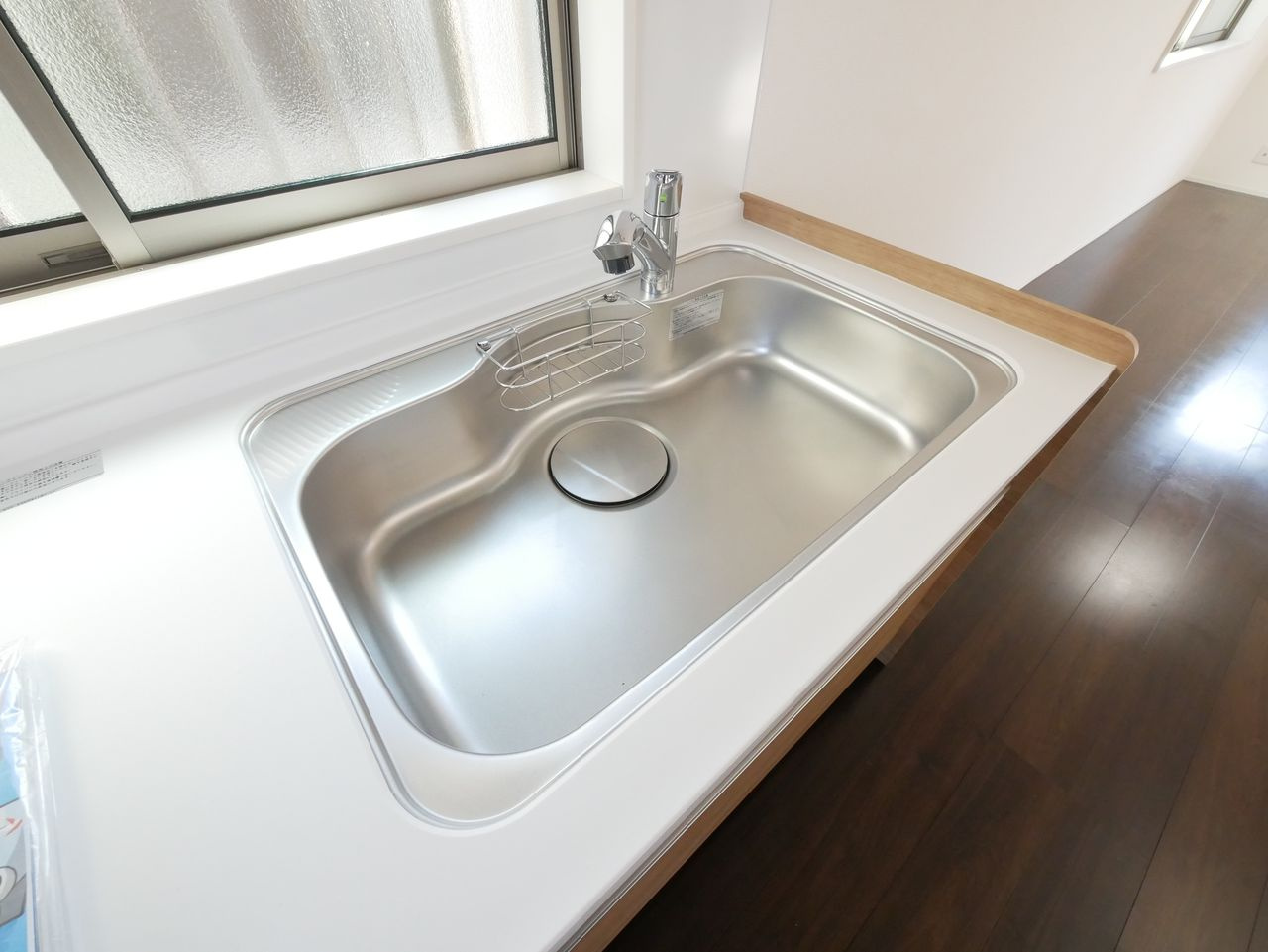 浄水器一体型水栓付きのシンク