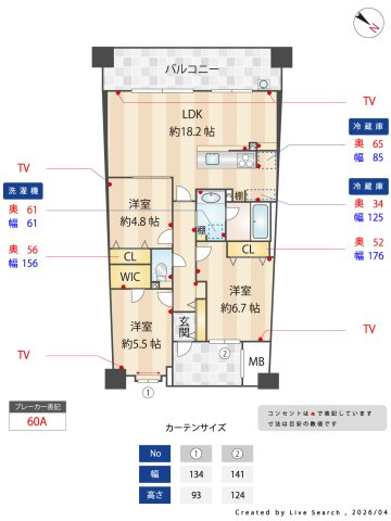 間取図の詳細です