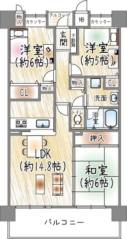 間取り：328000616871