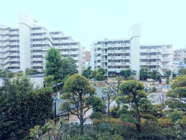 前面マンション敷地と公園なので抜け感眺望◎