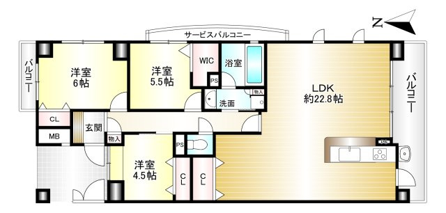 間取り：329000135399