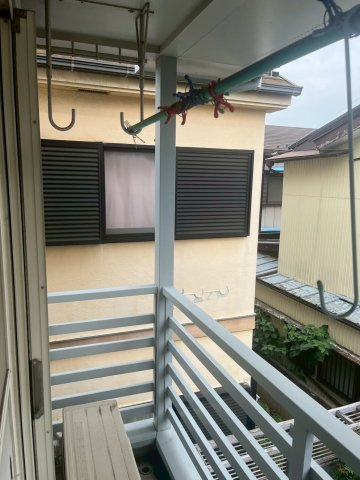 バルコニー　洗濯物干しに使いやすいバルコニー　