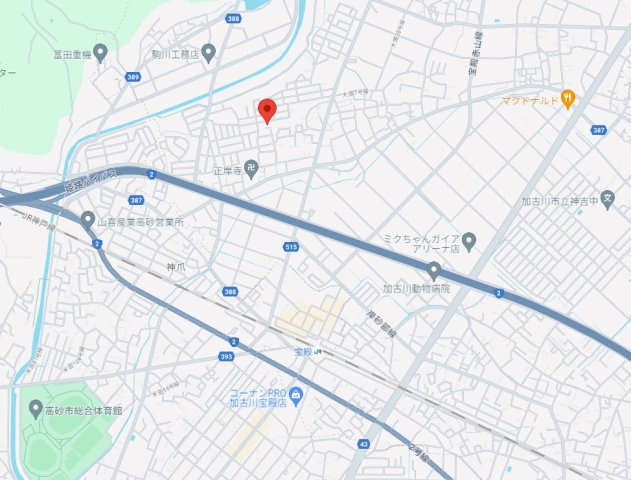 JR「宝殿駅」まで徒歩約18分ですので、通勤、通学に便利な立地です。