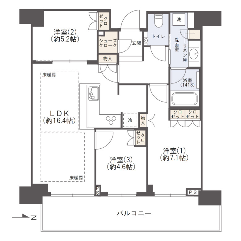 間取り：327002164465