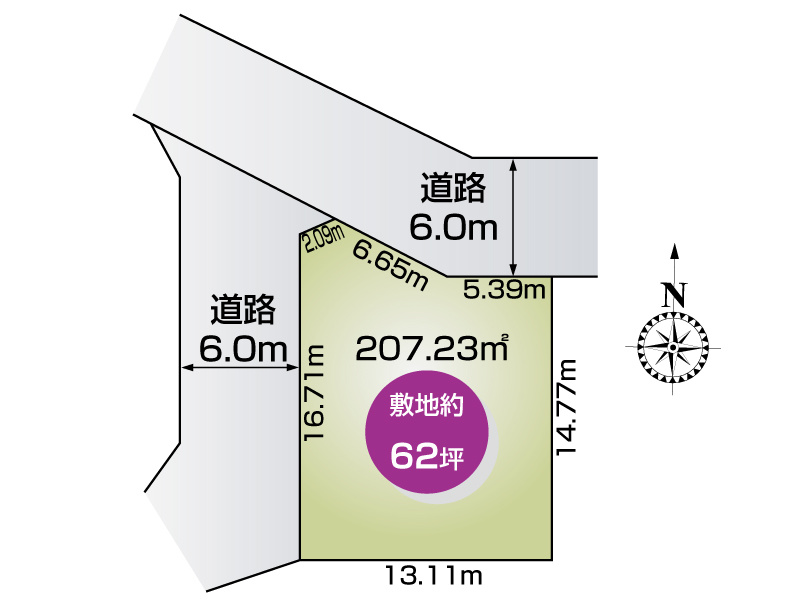 【11号地：区画図】