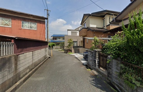 【志井一丁目（3期）の前面道路含む現地写真】