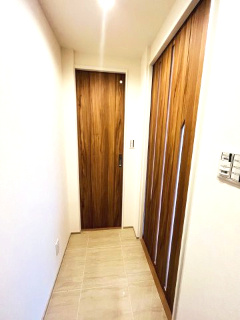 シンプルで使いやすい玄関です