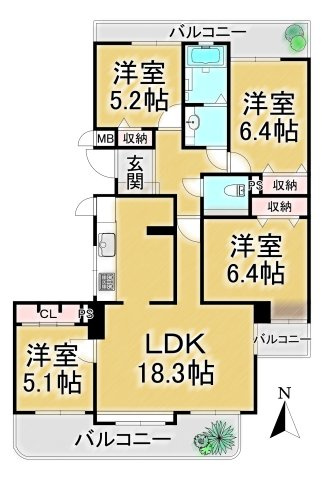 間取り：346000044927