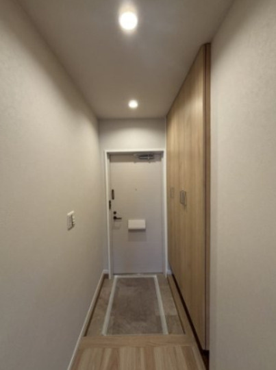 シンプルで使いやすい玄関です