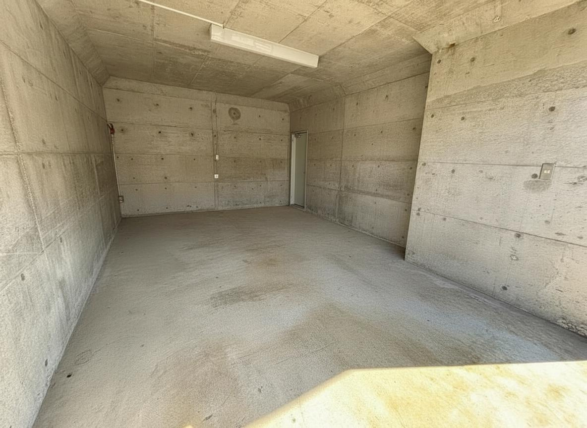 電動シャッター付ガレージ　※掲載写真はCG加工による荷物撤去後のイメージ写真です。