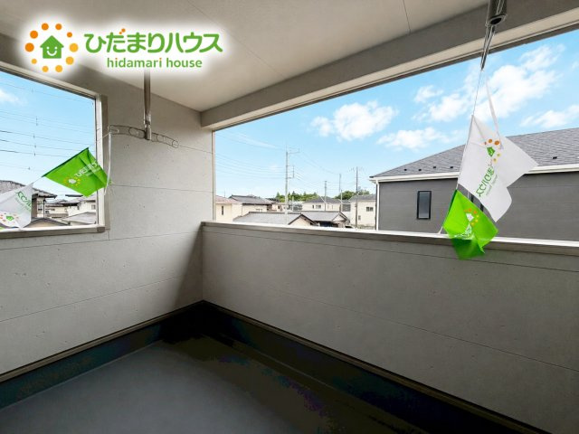 人気が高いインナーバルコニーを採用♪天候を気にせず洗濯物を干せ、紫外線も気にせずに済みます(*^^)v