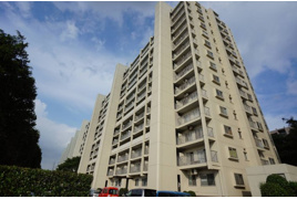 志木ニュータウン中央の森弐番街6号棟の外観