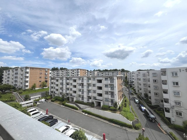 南側のバルコニーからの眺望