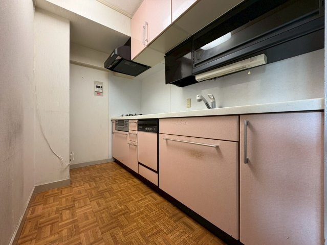 独立スペースのキッチン約3帖