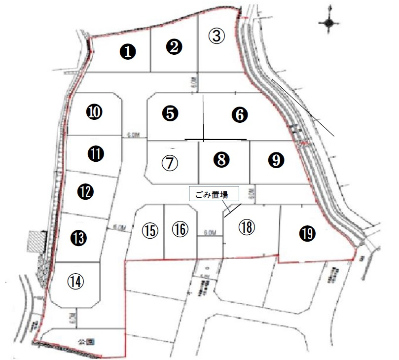 全17区画　7号地です。土地面積42坪です。