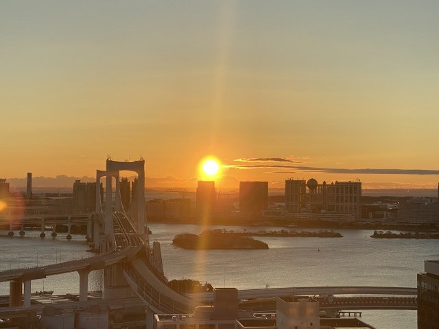物件からの眺望(日の出)