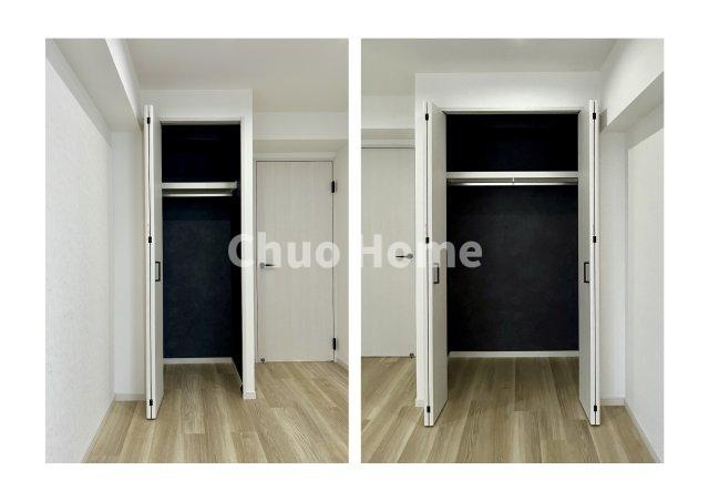 居室にはクローゼットを完備し、自由度の高い家具の配置が叶うシンプルな空間です。お子様の成長と必要になる子供部屋を与えるにはぴったりの間取りですね。