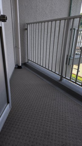 【 中古マンション 長岡京シティハイツのバルコニー】