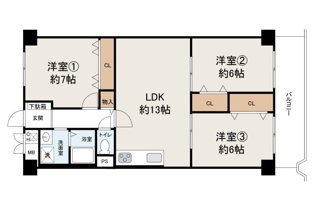 間取り：327002343796
