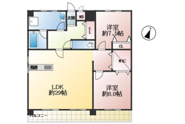 パラッシオ岡本の間取り